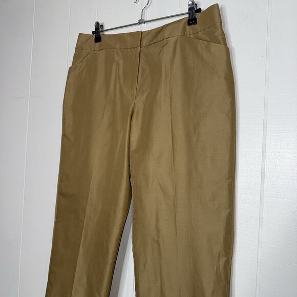 Talbots Women’s Signature Pants Straight Leg Cotton Silk Blend Size 10 NWT - Picture 3 of 6